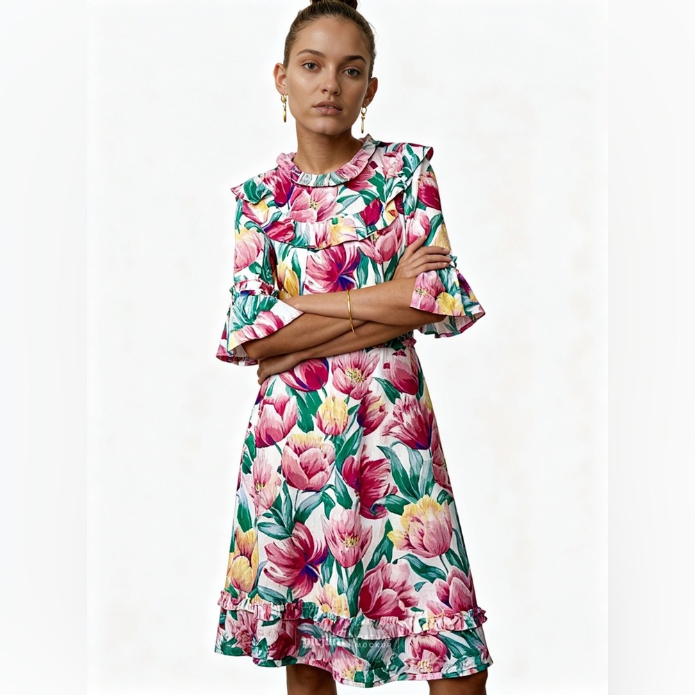 Batsheva Tulip Dress Size 8